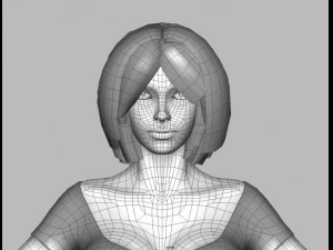 woman maya obj 3D Model