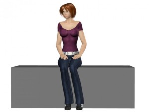 woman maya obj Model 3D