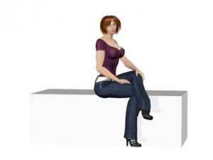 woman maya obj 3D Model