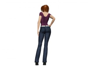 woman maya obj Model 3D