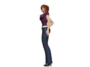 woman maya obj Model 3D