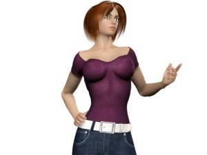woman maya obj 3D Model