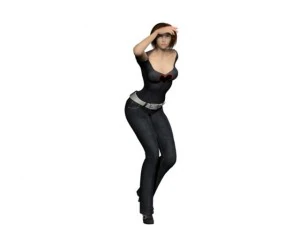 woman maya obj 3D Model