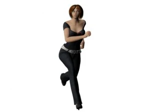 woman maya obj 3D Model