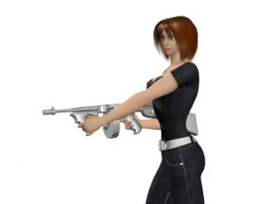woman maya obj 3D Model