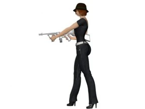 woman maya obj 3D Model