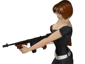 woman maya obj 3D Model