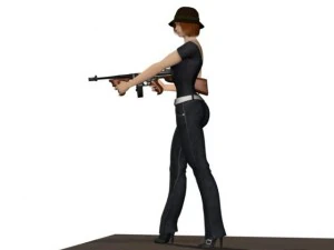 woman maya obj 3D Model