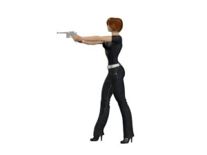 woman maya obj 3D Model