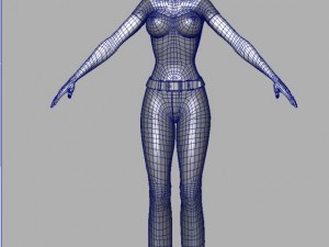 woman maya obj Model 3D