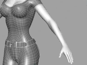 woman maya obj 3D Model