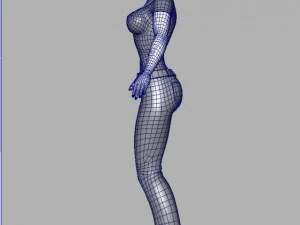 woman maya obj 3D Model