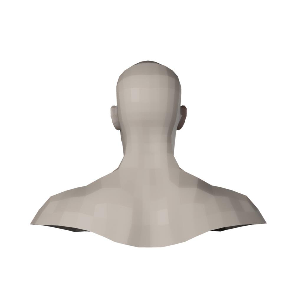 A Roblox man face, 3D models download