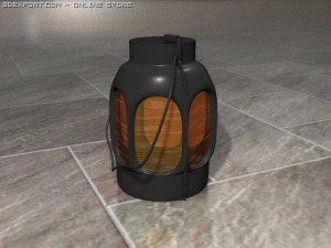 old antic 6sided lamp 3D Model