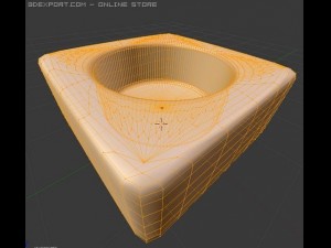 glass chandelier Model 3D