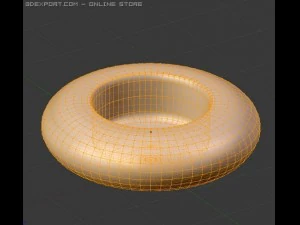 glass candlestick round 3D Model