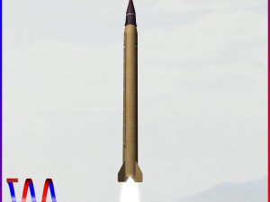 emad ballistic missile 3D Model