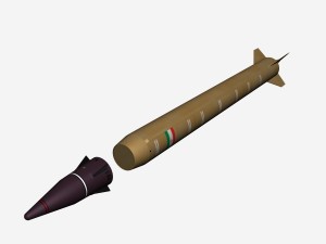 emad ballistic missile 3D Model