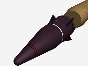 emad ballistic missile 3D Model