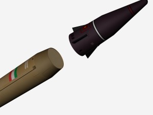 emad ballistic missile 3D Model