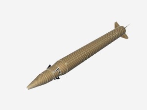 emad ballistic missile 3D Model
