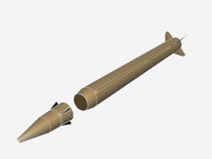 emad ballistic missile 3D Model