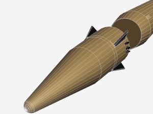 emad ballistic missile 3D Model