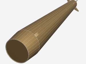 emad ballistic missile 3D Model