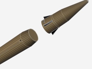 emad ballistic missile 3D Model