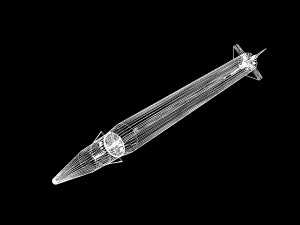 emad ballistic missile 3D Model
