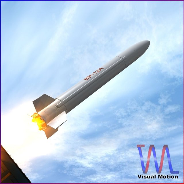 bp-12a missile 3D Model .c4d .max .obj .3ds .fbx .stl .blend 