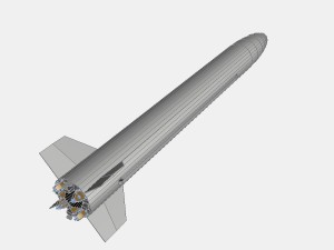 bp-12a missile 3D Model