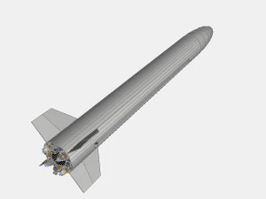 bp-12a missile 3D Model