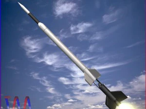 razzo aerobee 300a Modello 3D