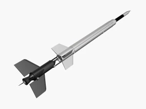 ракета аэроби 300а 3D Модель