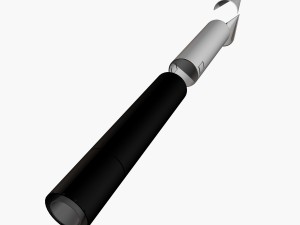 aerobee 300a rocket 3D Model