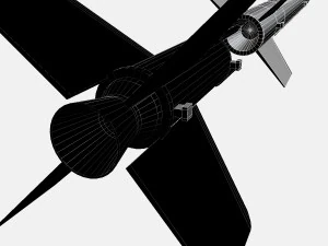 ракета аэроби 300а 3D Модель