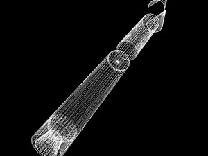 aerobee 300a rocket 3D Model