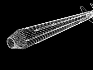 ракета аэроби 300а 3D Модель