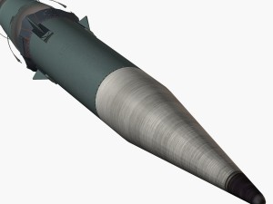 pershing ii ballistic missile 3D Model