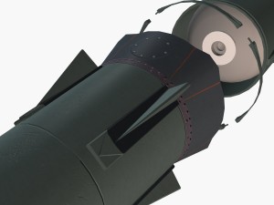 pershing ii ballistic missile 3D Model