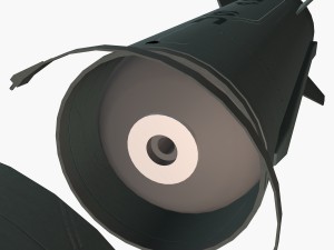 pershing ii ballistic missile 3D Model