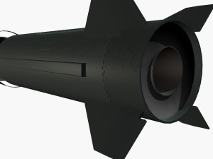 pershing ii ballistic missile 3D Model