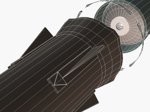 pershing ii ballistic missile 3D Model