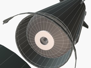 pershing ii ballistic missile 3D Model
