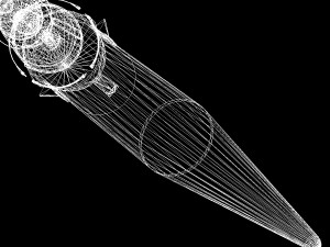 pershing ii ballistic missile 3D Model