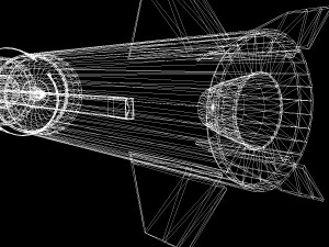 pershing ii ballistic missile 3D Model