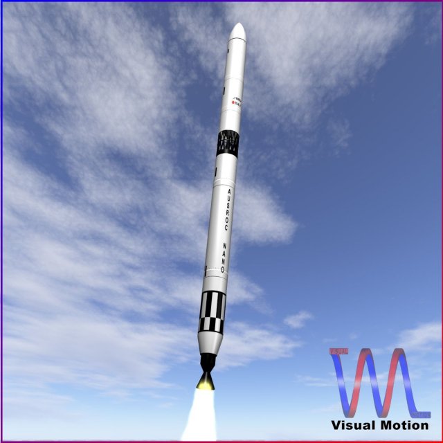 nano rocket 3D Модель .c4d .max .obj .3ds .fbx .stl .blend 