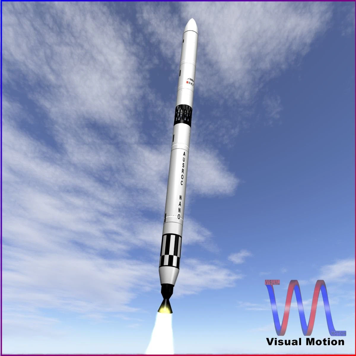 nano rocket 3D Model .c4d .max .obj .3ds .fbx .stl .blend 