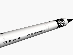 nano rocket 3D Модель